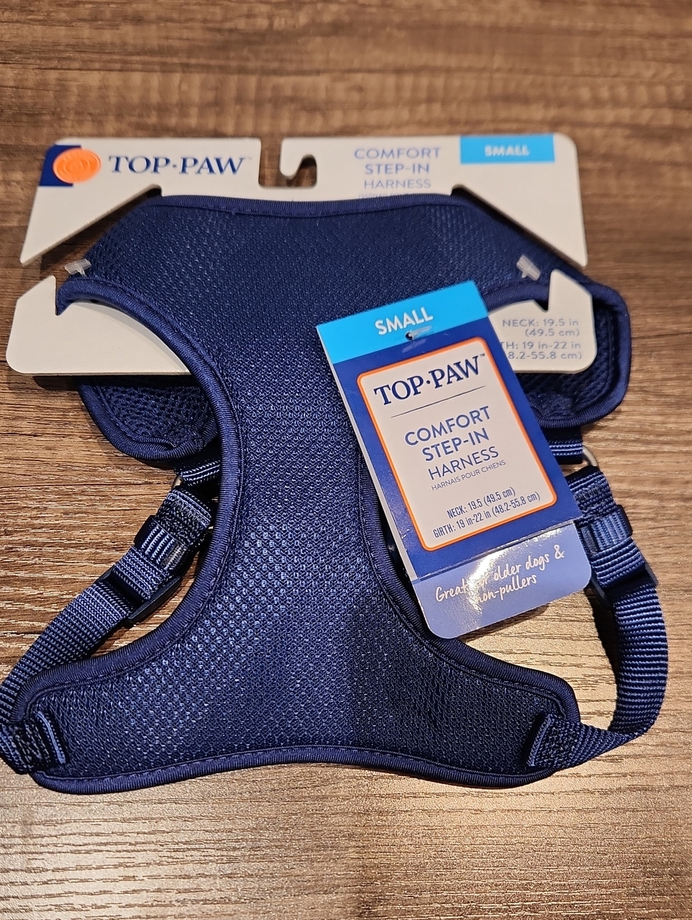 Top Paw Small Comfort Step-In Harness - Navy